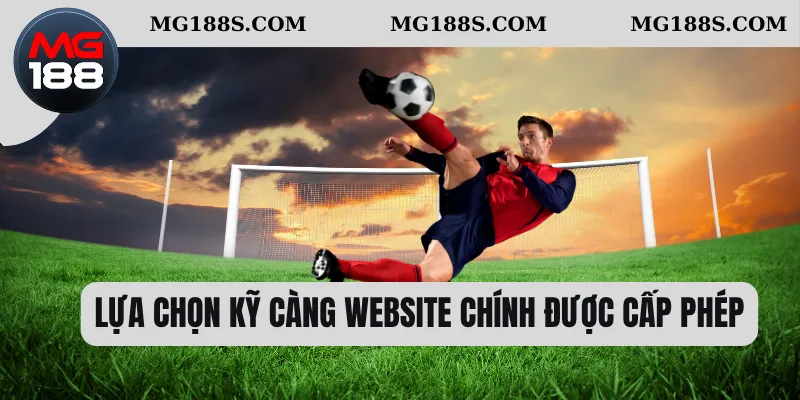 Lựa chọn kỹ càng website chính được cấp phép 