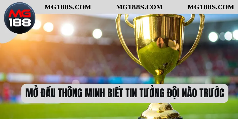 Mở đầu thông minh biết tin tưởng đội nào trước 